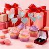 20PCS Heart Cupcake Toppers Glitter Sweet Love Heart Cupcake Picks Mixed Size Heart Toothpicks for Wedding Engagement Bridal Shower Birthday Party Cake Decorations Supplies (Silver) view 4