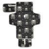 Stars Skull Black Print Portable Baby Changing Pad Diaper Changing Table Mat Foldable Water-Resistant Changing Station with Built-in Pillow for Baby Gifts Stuff Newborn view 1
