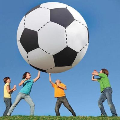 2m Height Giant Inflatable Football for Party Events Team Building Activities Water Fun