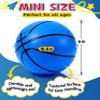 LAO XUE 6 Pack Mini Basketball Set with Pump,6" Inflatable Small Balls Replacement for Indoo & Outdoor Mini Hoop,Multicolor Basketball for Kids,Toddlers view 2