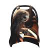 Baby Car Seat Canopy Cover for Mom, Soft Breathable Nursing Breastfeeding Covers Multi Use Stroller Sun Shade Newborn Shower GiftOwl Plays Piano view 1