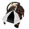 Baby Car Seat Canopy Cover for Mom, Soft Breathable Nursing Breastfeeding Covers Multi Use Stroller Sun Shade Newborn Shower GiftOwl Plays Piano view 2