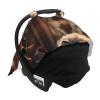 Baby Car Seat Canopy Cover for Mom, Soft Breathable Nursing Breastfeeding Covers Multi Use Stroller Sun Shade Newborn Shower GiftOwl Plays Piano view 4