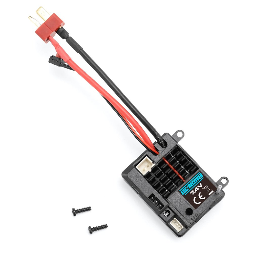 HAIBOXING 1/18 RC Car Receiver/ESC, Water-Resistant 2-in-1 Electronic Speed Controller & Receiver Module, Replacement Spare Parts for 2025 Version RC Trucks 18859E, 18858E, 18872, 18856 (P1847)