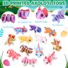 Capoda 12 Pack Prefilled Easter Eggs with 3D Printed Articulated Animal Fidget Toys, Colorful Plastic Surprise Eggs with Flexible Mini Figurines, Non-candy Basket Stuffers for Spring Party Favors view 3