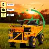 12V Kids Ride On Car, Construction Truck Remote Control Manual Operated, Real Digging Bucket, Electric Car Vehicle for Boys & Girls, Outdoor Toy, Birthday Gift (Yellow) view 2