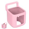 Underhub Silicone Protective Cover for Toniebox 2 Audio Player, Shockproof Anti Slip Silicone Case with Handle, Soft Easy Grip Cover, Easy to Clean Durable Sleeve (Pink) view 1