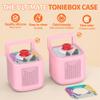 Underhub Silicone Protective Cover for Toniebox 2 Audio Player, Shockproof Anti Slip Silicone Case with Handle, Soft Easy Grip Cover, Easy to Clean Durable Sleeve (Pink) view 2