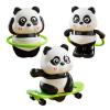 Geavonyg 3Pieces Wind Up Mechanical Sport Panda Toy Spring Mechanical Animal Playset for Creative Learning and Fun Activity Windu view 1