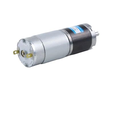 12V 36mm DC Planetary Gear Motor 15W 24V Adjustable Speed Can CW CCW 36GP-555 Diameter 6mm 8mm Electric Motor(12V 11RPM_6MMMOTOR and Bracket)