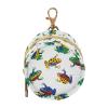 Frogs White Print Pacifier Holder Case with Metal Clip Portable Pacifier Holders for Newborn Baby Boys Girls view 1