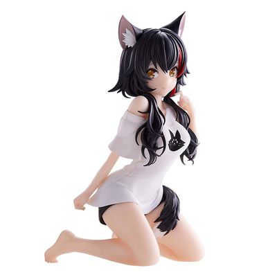MABAIUDE Ookami Mio Figure Statue - Relax Time Version Ookami Mio Anime Figure Model Sitting Pose PVC Figurine Desktop Ornament Xmas Gifts 13cm/5.12''