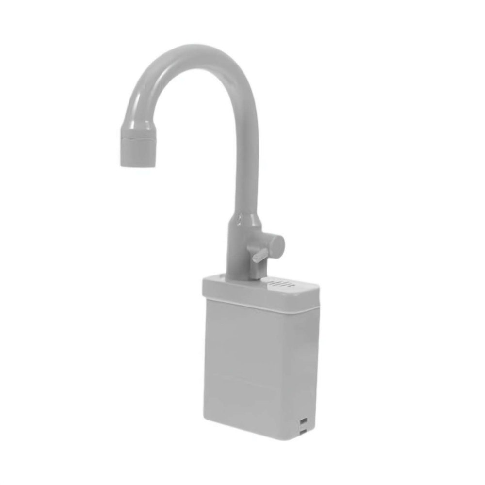 Kitchen Sink Faucet Toy Replacement Pretend Play Sink Faucet with Running Water Electric Circulation for Play Kitchen/Dishwasher Toys Simulated Dishwashing Accessories