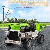 12V Ride on Dump Truck with Remote Control, Electric Construction Toy Car, 4-Wheeler with Dumping Bed & Music view 4