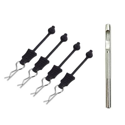 Flexible Rubber Retainer Body Clips Loss for 1 12 1 14 1 16 RC Car Parts(4pcs)