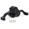 Aluminum Machined Transfer Case Gearbox with 5mm Shaft Compatible with 1/10 RC Crawler Cheater Rigs Chassis Build Upgrade Parts(Black) view 1