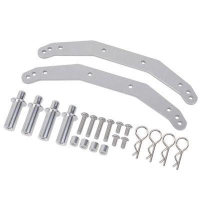 Aluminum Body Mounts for 4X4 Ultimate 4X4 VXL Upgrade Parts Compatible with(Silver)