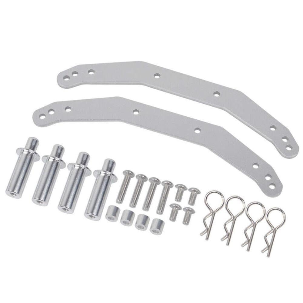 Aluminum Body Mounts for 4X4 Ultimate 4X4 VXL Upgrade Parts Compatible with(Silver)