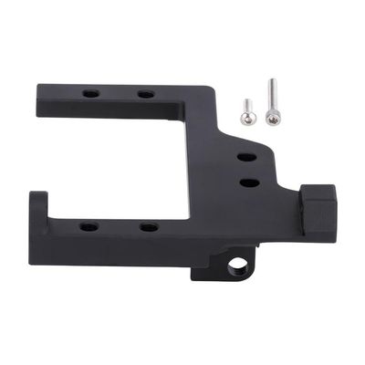 Aluminum Servo Mount Bracket 1PCS Compatible with 1/10 RC Crawler Vanquish VS4-10 Phoenix F10 F10T Axle DIY Parts Accessories(Black)