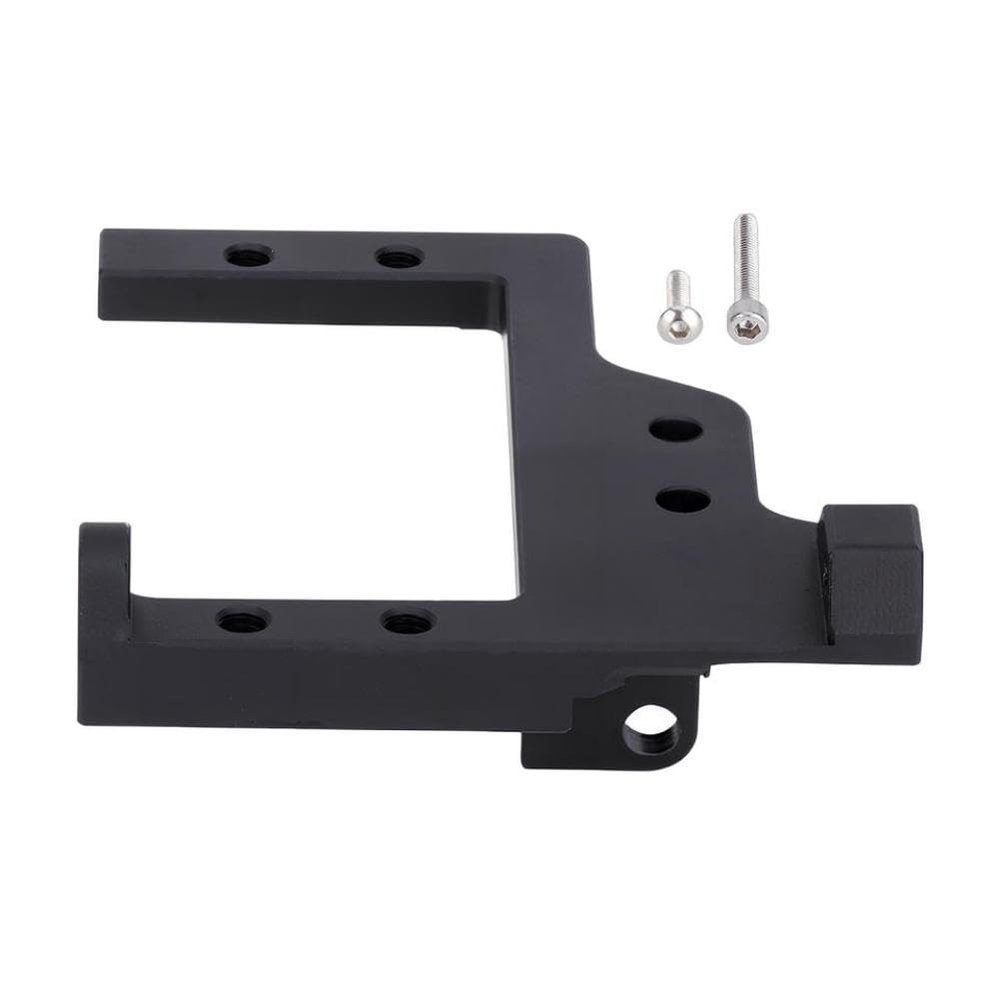 Aluminum Servo Mount Bracket 1PCS Compatible with 1/10 RC Crawler Vanquish VS4-10 Phoenix F10 F10T Axle DIY Parts Accessories(Black)