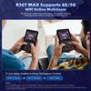 R36TMAX Retro Handheld Game Console, 4.0'' 720x720 IPS Screen, Open Source System, 64G Built-in 18000+ Classic Games, Supports WiFi Networked Fighting and OTG, 4000mAh, with Portable Case (Blue 64GB) view 4