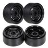4Pcs 1.9 Inch 12 Holes Beadlock Wheel Rim Hub for 1 10 RC Crawler Car 90046 Trxs(Black) view 1