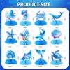 12pcs Sea Animals Honeycomb Centerpieces Under the Sea Birthday Party Decorations Mermaid Birthday Decorations Tropical Beach Fish Crab Turtle Ocean Animals Sea Creatures Party Supplies view 2