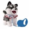Electronic Robot Puppy Simulated Plush Puppy Dog with Touch Sensing, Voice Mimic,Sounds, Tongue & Licking Motion, Leash Remote, Soft Fur Animal Toy Gift Birthday Present view 1