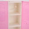 3-Door Dollhouse Wardrobe Dolls Furniture Accessories for Dolls Girls Toys Gift view 2