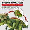 Fire Breathing Dragon Toy, Fire Breath Dino, Remote Control Walking & Spinning Dinosaur with 7 Color Led, Mist Spray, Realistic Roaring Sounds, Christmas & Birthday Gifts for Boys Girls 3+ (Green) view 2