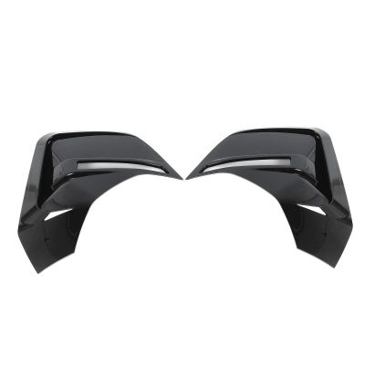 Rear Bumper Vent Spoiler Stylish Racing Look Side Air Vent Canard Cover for 4 Series I4 G26 M Sport 2020-2024 (Glossy Black)