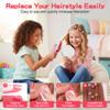 Auiepet Cling Bling for Girls Hair, 2026 New Hair Gem Stamper Kit, Glitter Diamond Styling Tools with Reusable Shining Diamonds, Gem Hair Stamper for Girls and Women (2) view 3
