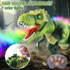 Fire Breathing Dragon Toy, Fire Breath Dino, Remote Control Walking & Spinning Dinosaur with 7 Color Led, Mist Spray, Realistic Roaring Sounds, Christmas & Birthday Gifts for Boys Girls 3+ (Gray) view 4