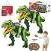 Fire Breathing Dragon Toy, Fire Breath Dino with 7 Color LED Lights  Walking Robot Dinosaur, FireBreathing Dinosaur Toy, Rc Walking & Spins, Realistic Roaring Sound Christmas & Birthday (2pcs) view 1