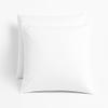 100% Organic Cotton Pack of 2 Travel Pillowcases 12x16 White Pillow Cases with Zipper Closure, Crisp Percale Weave, Soft & Cooling Pillow Covers (Size-12x16, White) view 4