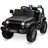 12V Kids Ride-on Truck with Parent Remote Control,All-Terrain Electric Car with Twin 35w Motors, 3 Speeds & Spring Suspension,LED Lights for Fun Night Drives,Ideal Gift for Boys & Girls view 1