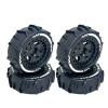 4PCS 1/18 1/16 RC Sand Snow Tires, RC Beach & Desert Tires 2.95" OD Rubber Wheels for ARRMA Granite Typhon Mojave GROM, HAIBOXING 18859E, MJX Hyper Go, Traxxas view 1