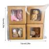 4PCS Plush Bear in Box with Hat, Bear Plush with Greeting Card and Box, Bears in A Boxes with Positive Message, for School Birthday Shelf Desk Offices Nursery view 4