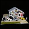 1/64 LED Lighted Diorama Garage Display Case for Hot Wheels, Matchbox & Mini GT Diecast Cars, Ideal for 1:64 Model Car Collection Display & Showcase (Warehouse) view 3
