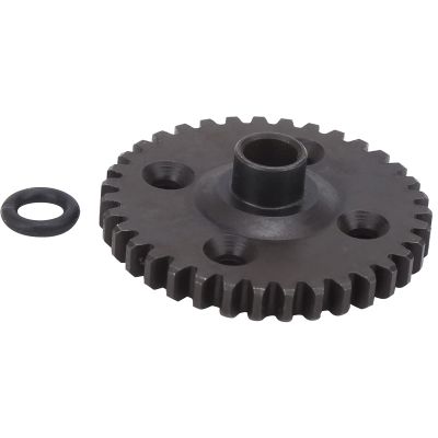 35T Steel Spur Gear Center Differential Gear, Upgrade Accessories for 1/8 RC Car, High Strength Steel Material with Hard Anodized Surface, Durable Performance for Remote Control Fl