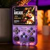 Retro Handheld Game Console R36S with 3.5" IPS Screen, Dual Joysticks, WiFi, 64GB Open-Source Portable Gaming System with 15,000+ Classic Titles for Kids and Adults (Black) view 4