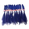 10 Pcs Elastic Bow Chair Sashes for Wedding Party Hotel Decorations, Compatible with 83-93cm Backrests, Composite Fabric Mesh, Sashes Only(Blue) view 3