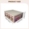 harayaa Garage Scene Model 1/64 Diecast Car Display Case Diorama Building Lifelike Vehicle Showcase Layout Accessory Easy Assembly Parking Lot Suitable, Parking Lot view 2