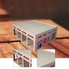 harayaa Garage Scene Model 1/64 Diecast Car Display Case Diorama Building Lifelike Vehicle Showcase Layout Accessory Easy Assembly Parking Lot Suitable, Parking Lot view 3