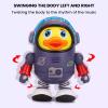 Dancing Space Duck, Colorful LED Lights Music 3 Mode Interactive Robot, Dancing Kid Toy, Girl Home Indoor Outdoor Classroom Party Birthday view 2
