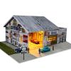 1/64 LED Lighted Diorama Garage Display Case for Hot Wheels, Matchbox & Mini GT Diecast Cars, Ideal for 1:64 Model Car Collection Display & Showcase (Store) view 1