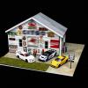 1/64 LED Lighted Diorama Garage Display Case for Hot Wheels, Matchbox & Mini GT Diecast Cars, Ideal for 1:64 Model Car Collection Display & Showcase (Store) view 4