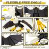 LehuoMaker 3D Printed Eagle Flexible Wings, Flying Eagle Model Toys, 3D Printed Bird Animals,3D Printed Dragon, Fidget Toys for Adults view 3