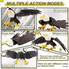 LehuoMaker 3D Printed Eagle Flexible Wings, Flying Eagle Model Toys, 3D Printed Bird Animals,3D Printed Dragon, Fidget Toys for Adults view 4
