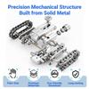 4 in 1 Tank Fidget Slider Roller Chain Spinner Combo Metal Tank-Style Desk Fidget Tool with Extendable Barrel, Mechanical Stress Relief Gear for Men Office Desk view 4